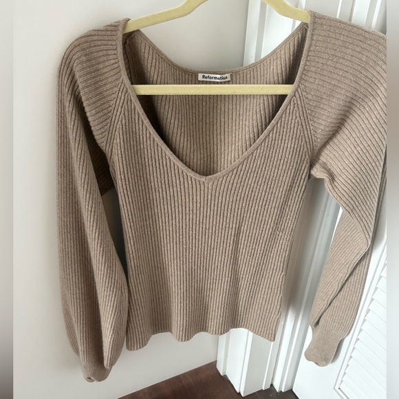 Reformation Hart Cashmere Sweater S - Picture 2 of 8